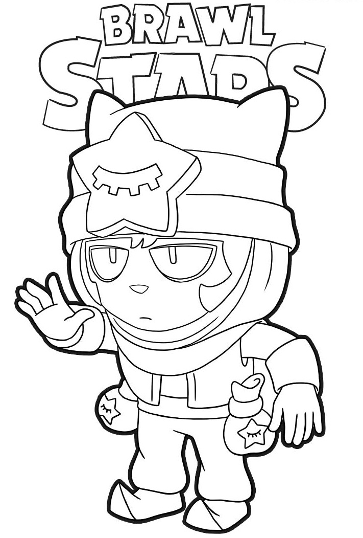 Sandy Brawl Stars Coloring Pages Coloring Cool