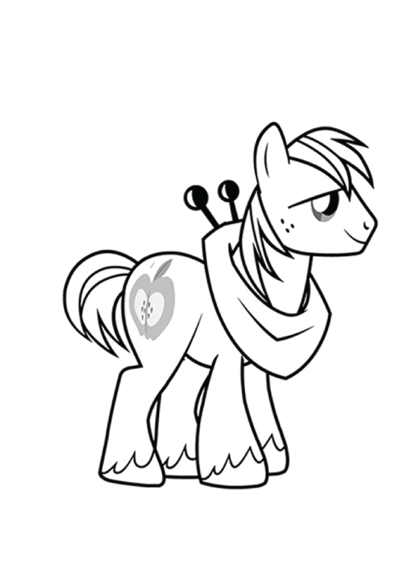 A Big Macintosh My Little Pony Coloring Page