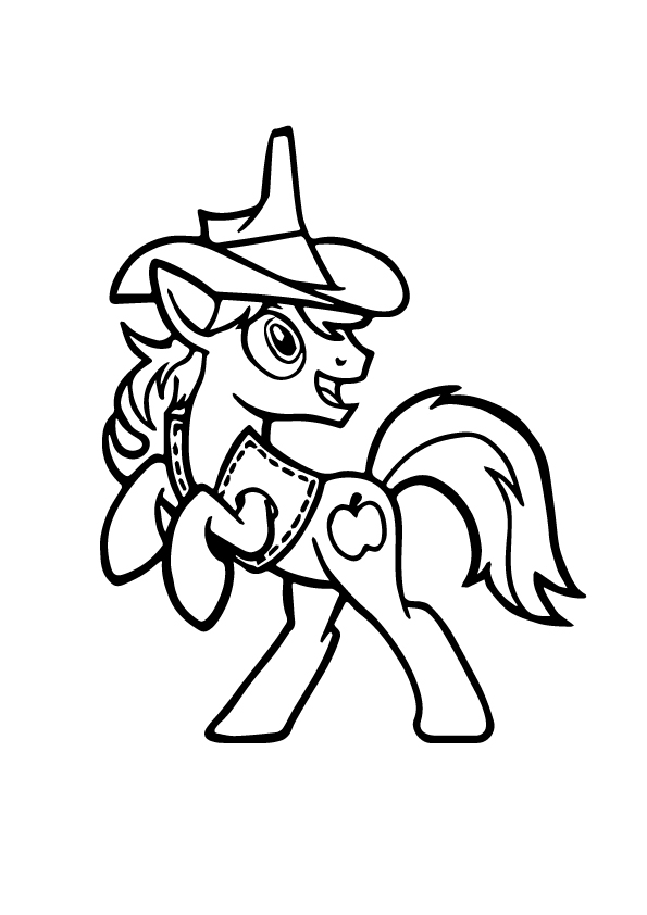 A Braeburn My Little Pony Coloring Page