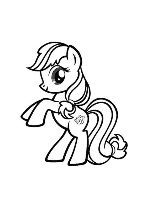 A Shoeshine My Little Pony Coloring Page