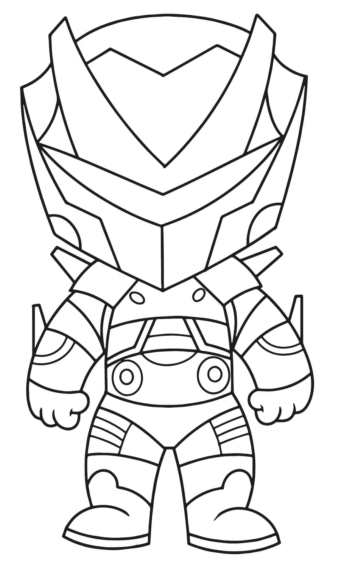 AIM Robot Coloring Page