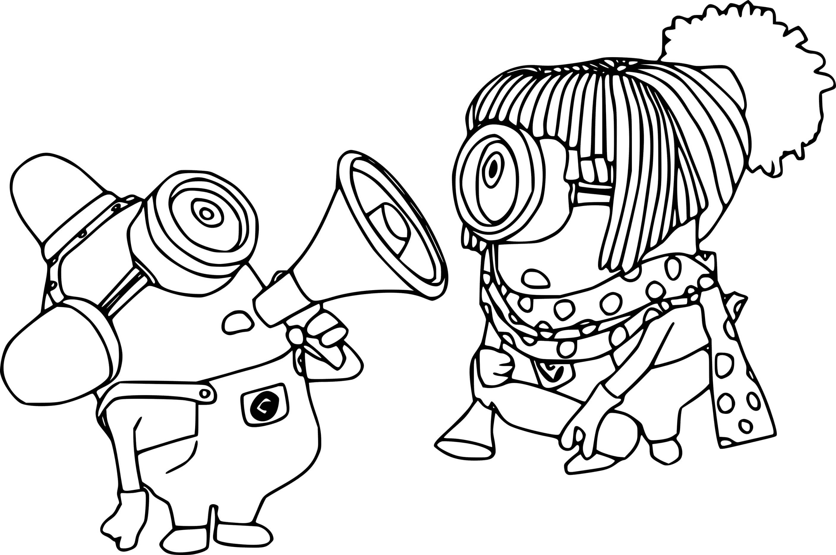 Carl Talking To Stuart Coloring Page