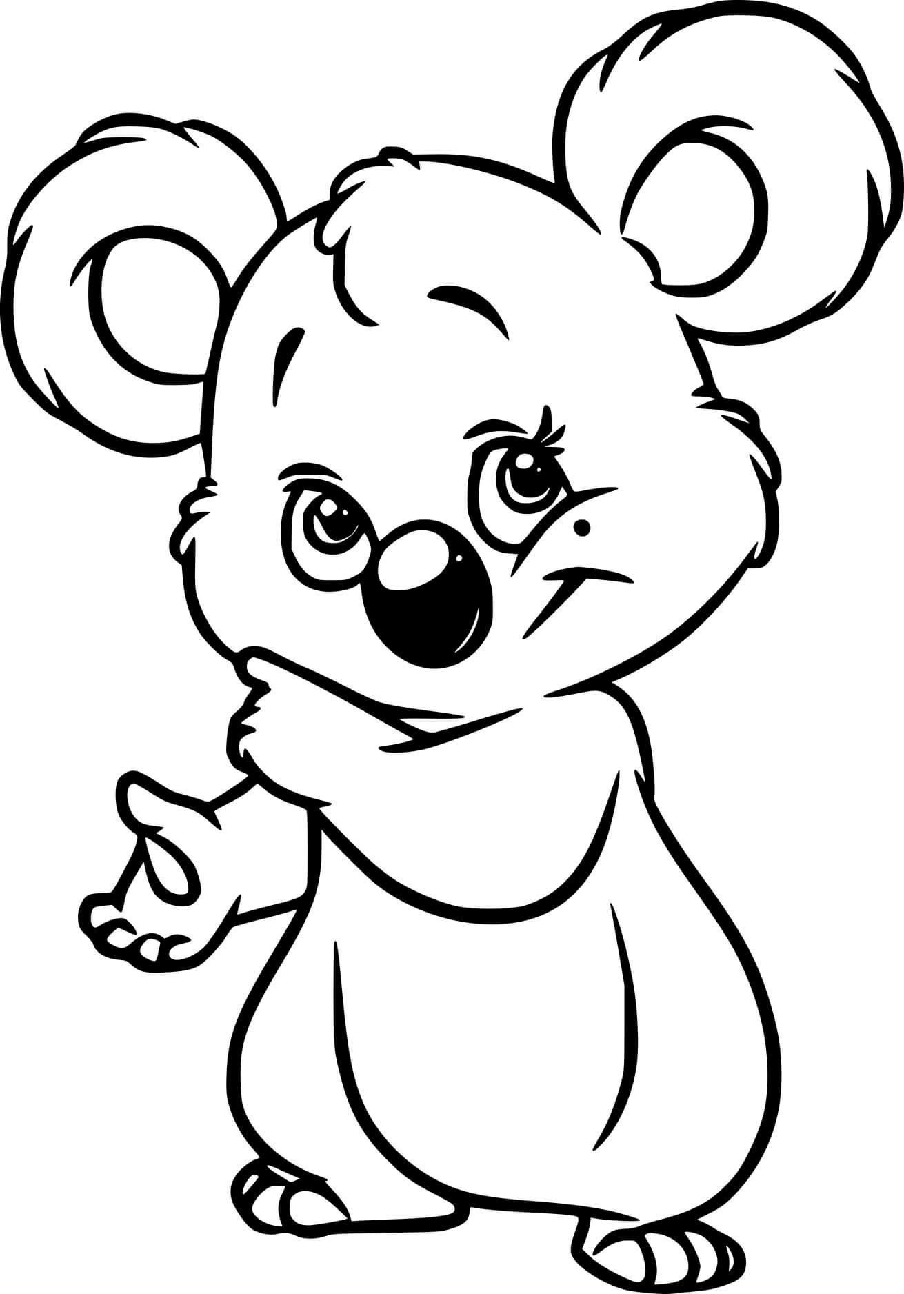 Cartoon Baby Koala