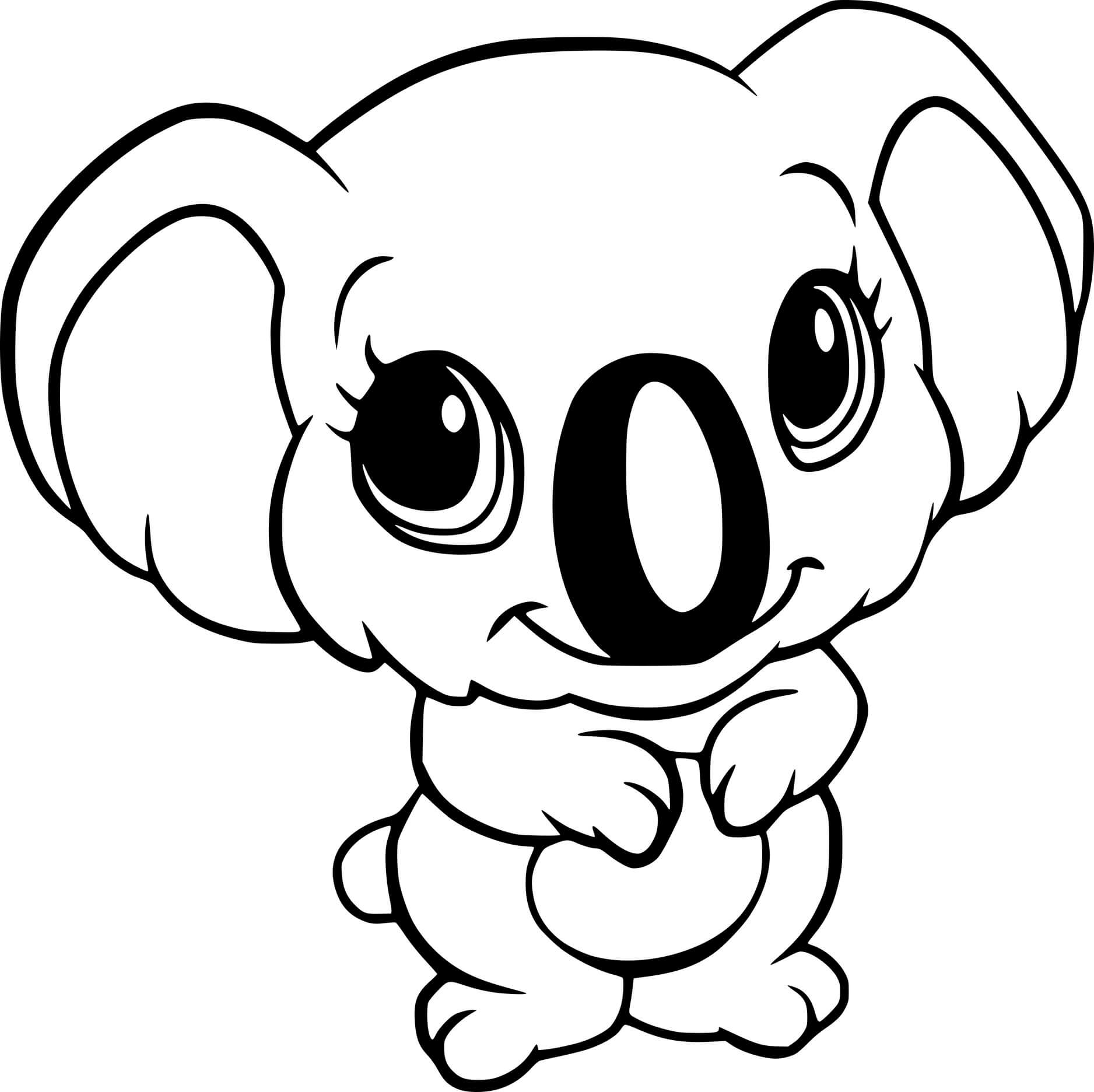 Cartoon Cute Koala