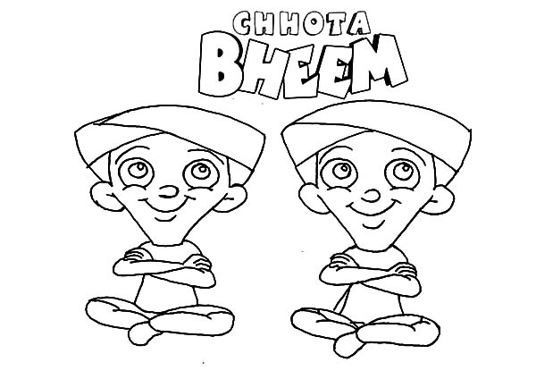 Chota Bheem Characters Dhole And Bhole