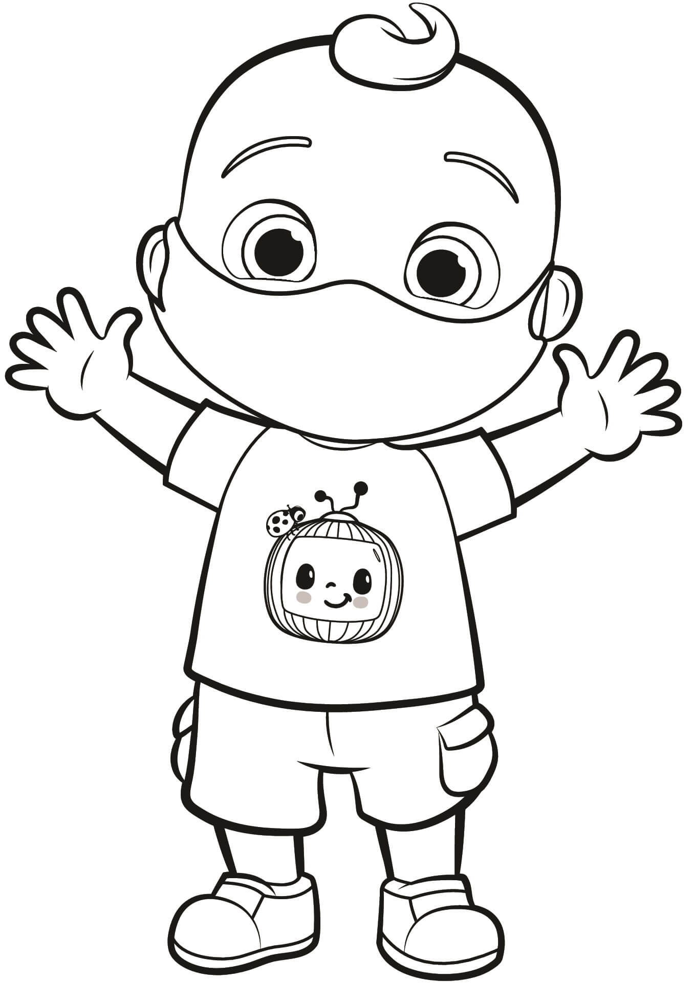 ColoringPage JJ mask Coloring Pages   Coloring Cool