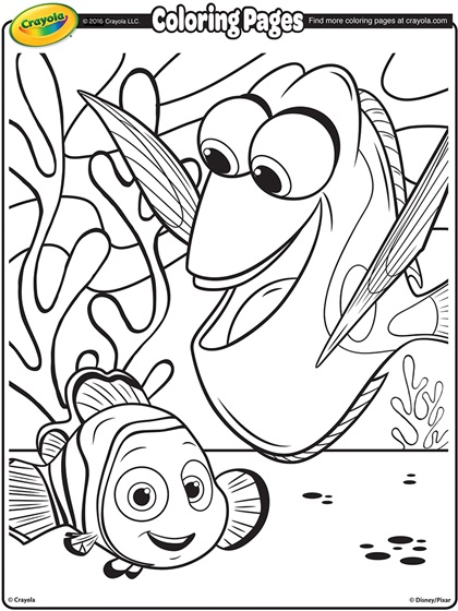 Crayola Finding Dory Nemo N Dory