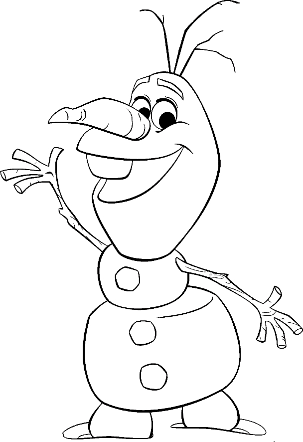 Cute Olaf Disney Hi