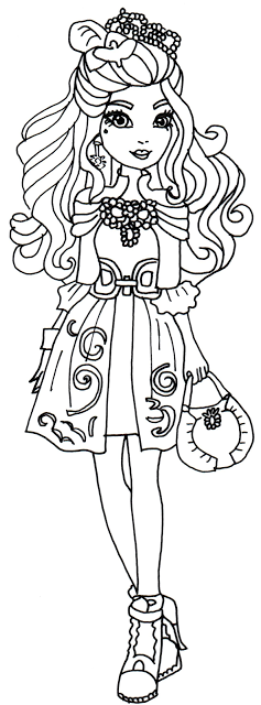 Darling Charming Ever After High Coloring Page