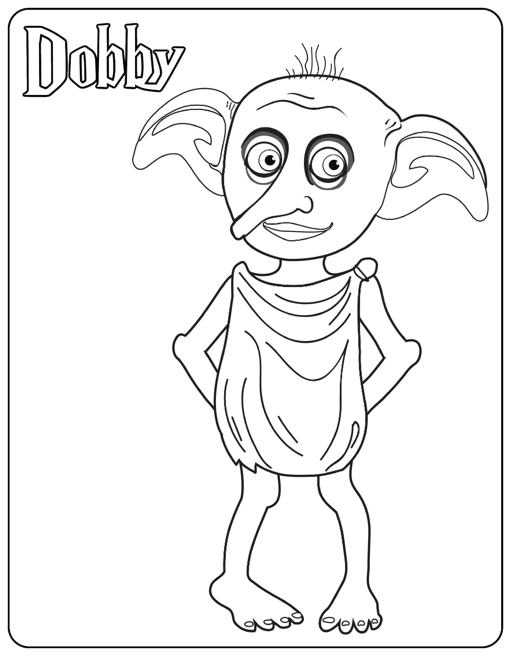Dobby Coloring Page