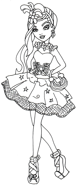Duchess Swan Ever After High Coloring Page