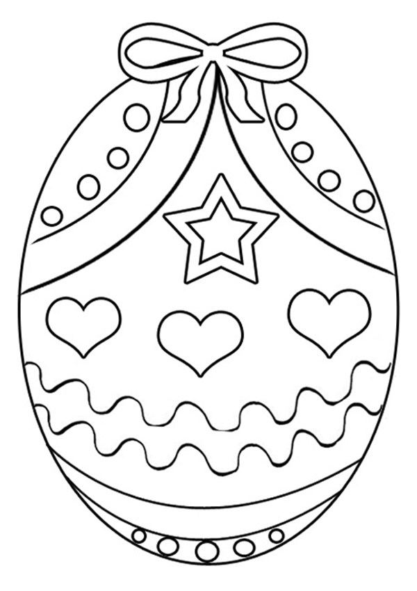 Easter Colouring Coloring Page