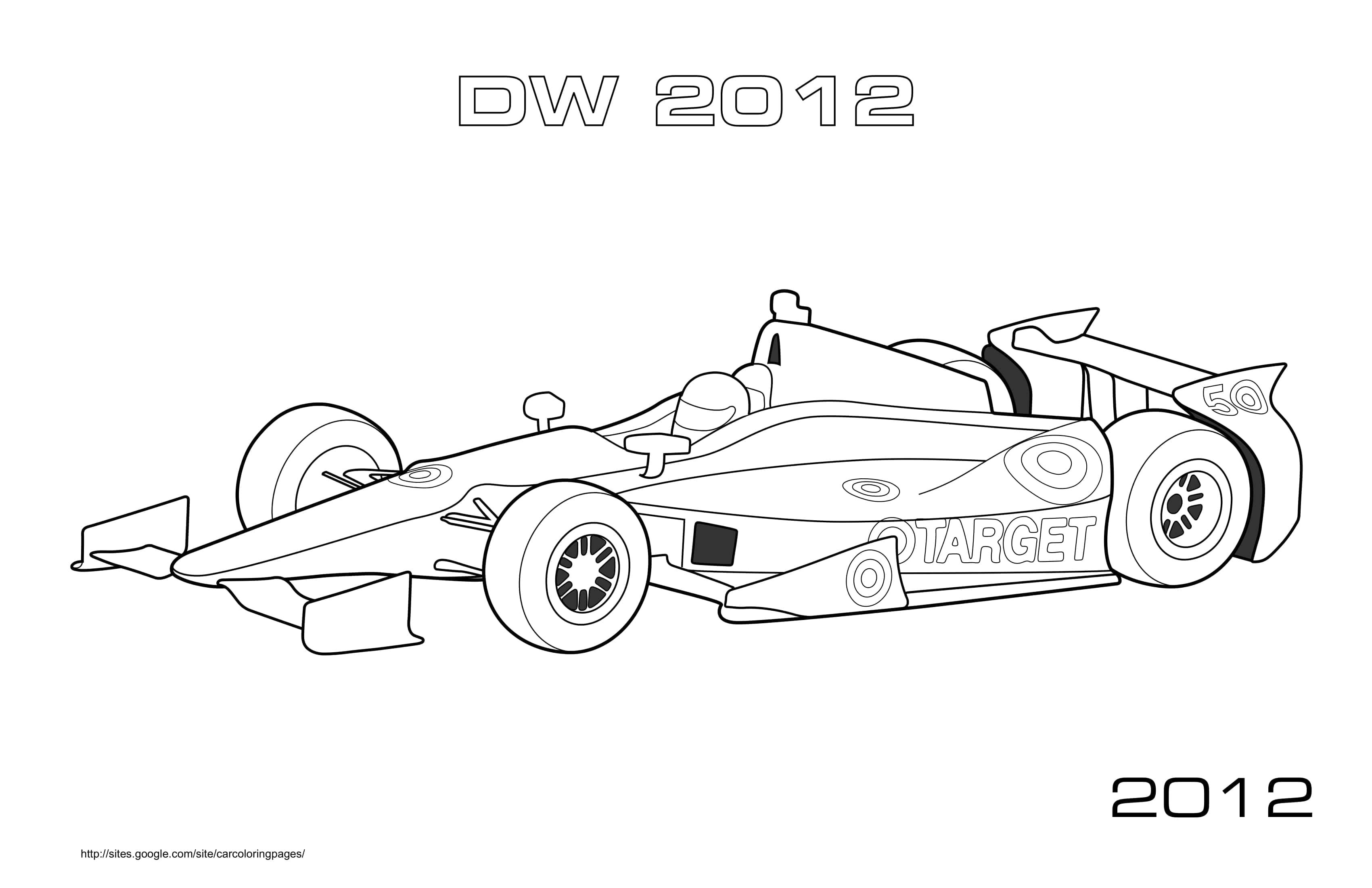 F1 Dw 2012 Coloring Page