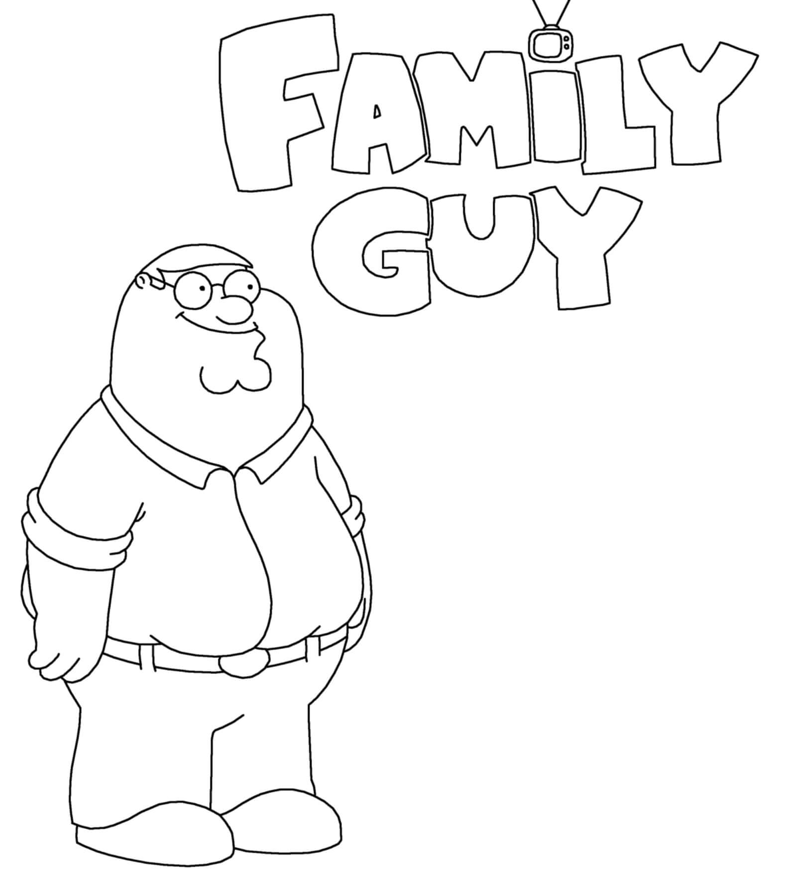 Family Guy Peter Griffin Cartoon