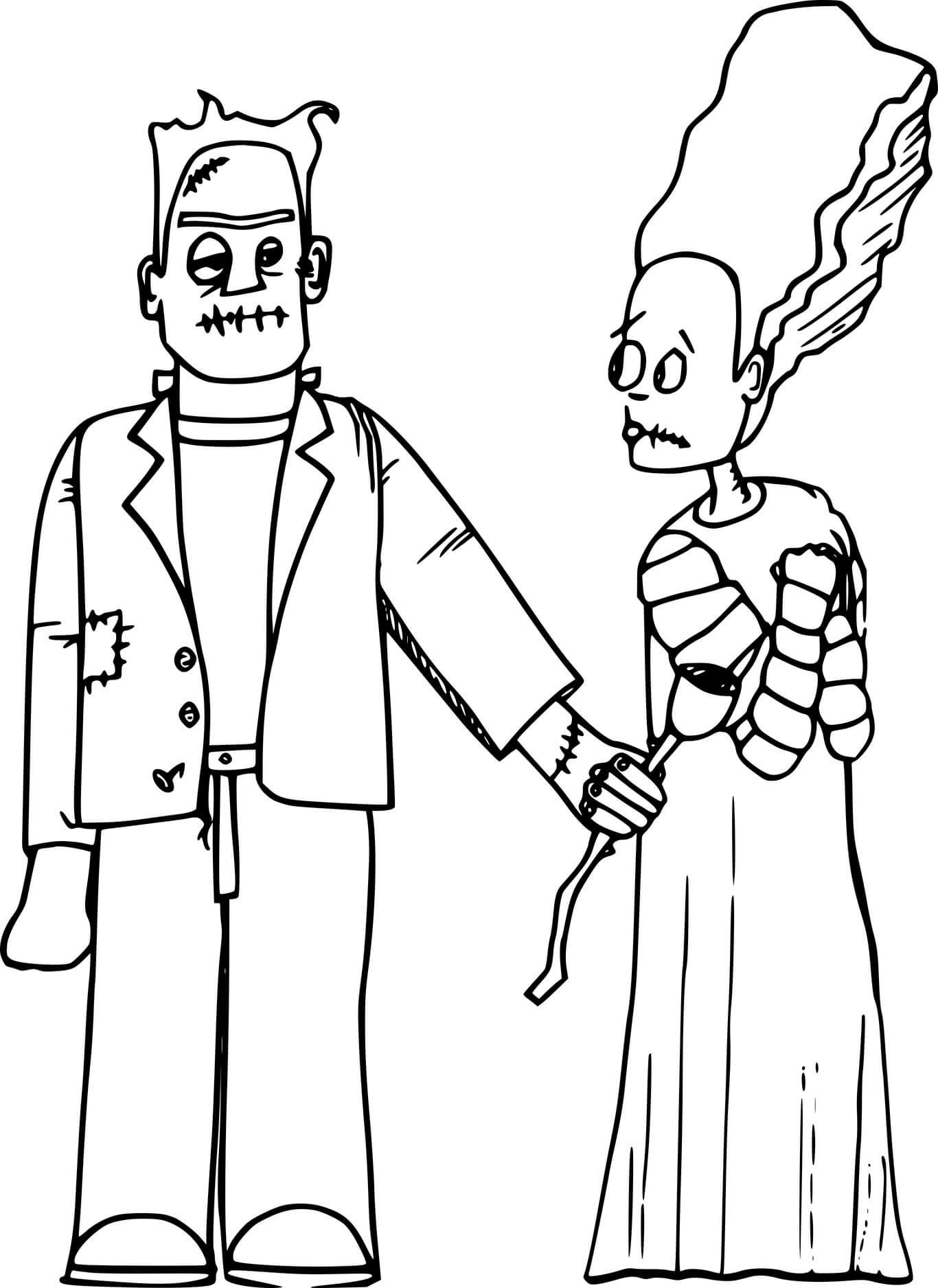 Frankenstein Sends Flowers To A Lady