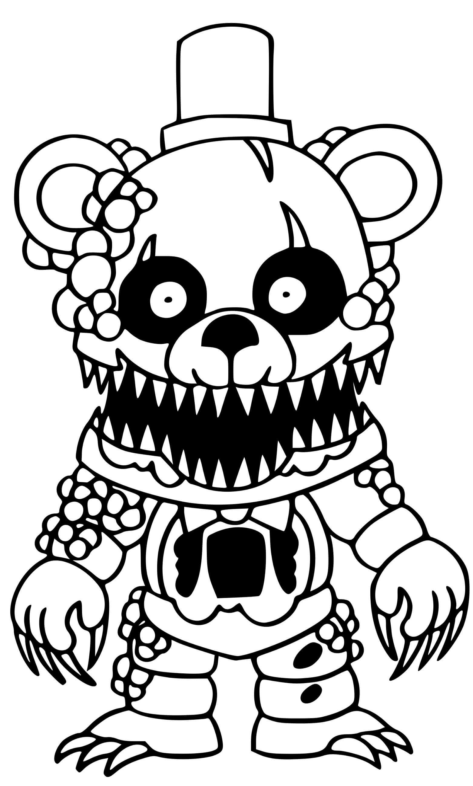 Freddy Coloring Page
