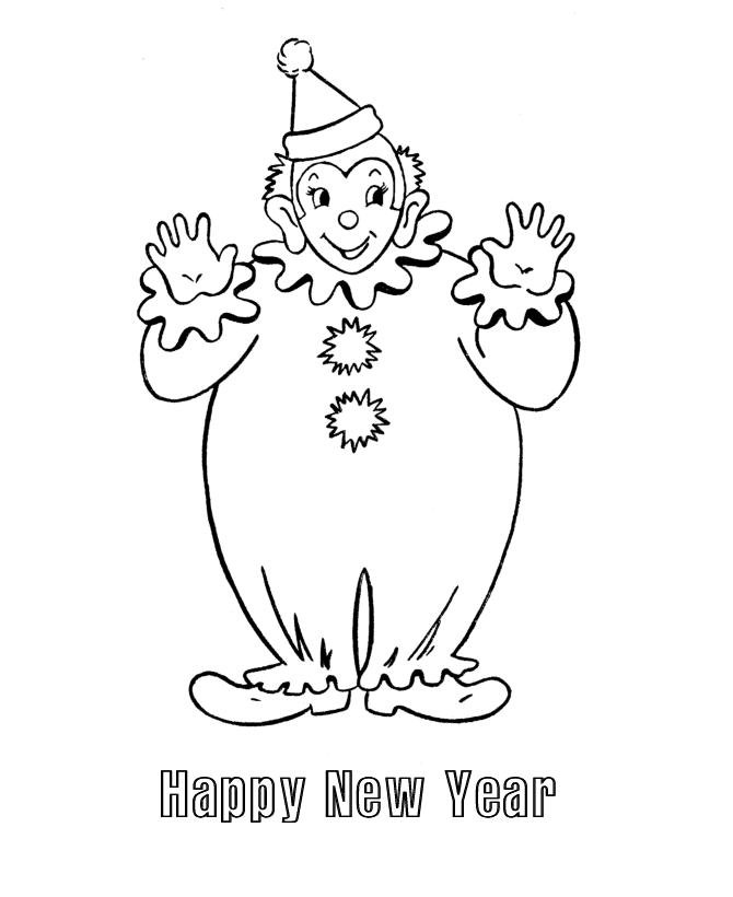 Free Clown Coloring Page Printables Coloring Page