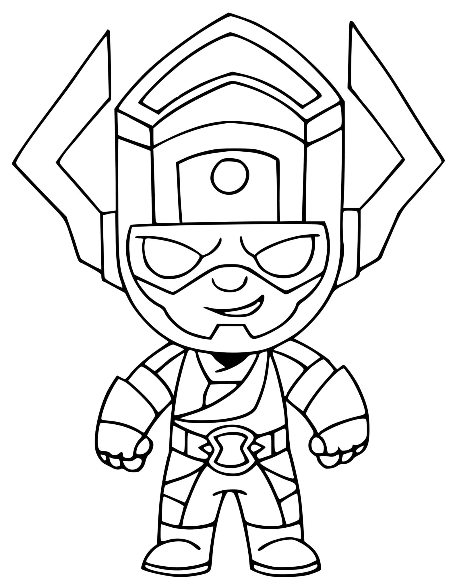 Galactus Fortnite Coloring Page