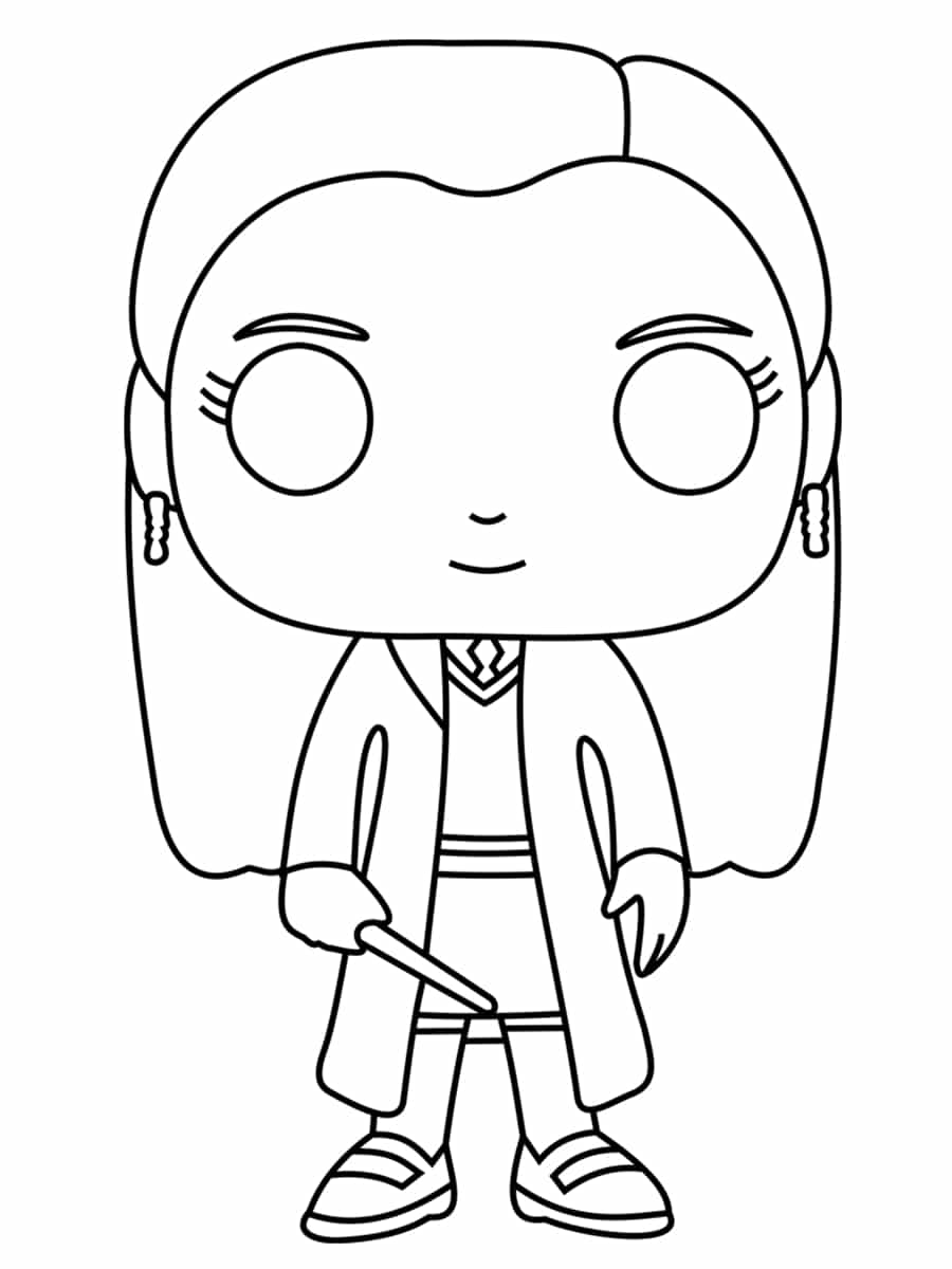 Giny Weasley Coloring Page