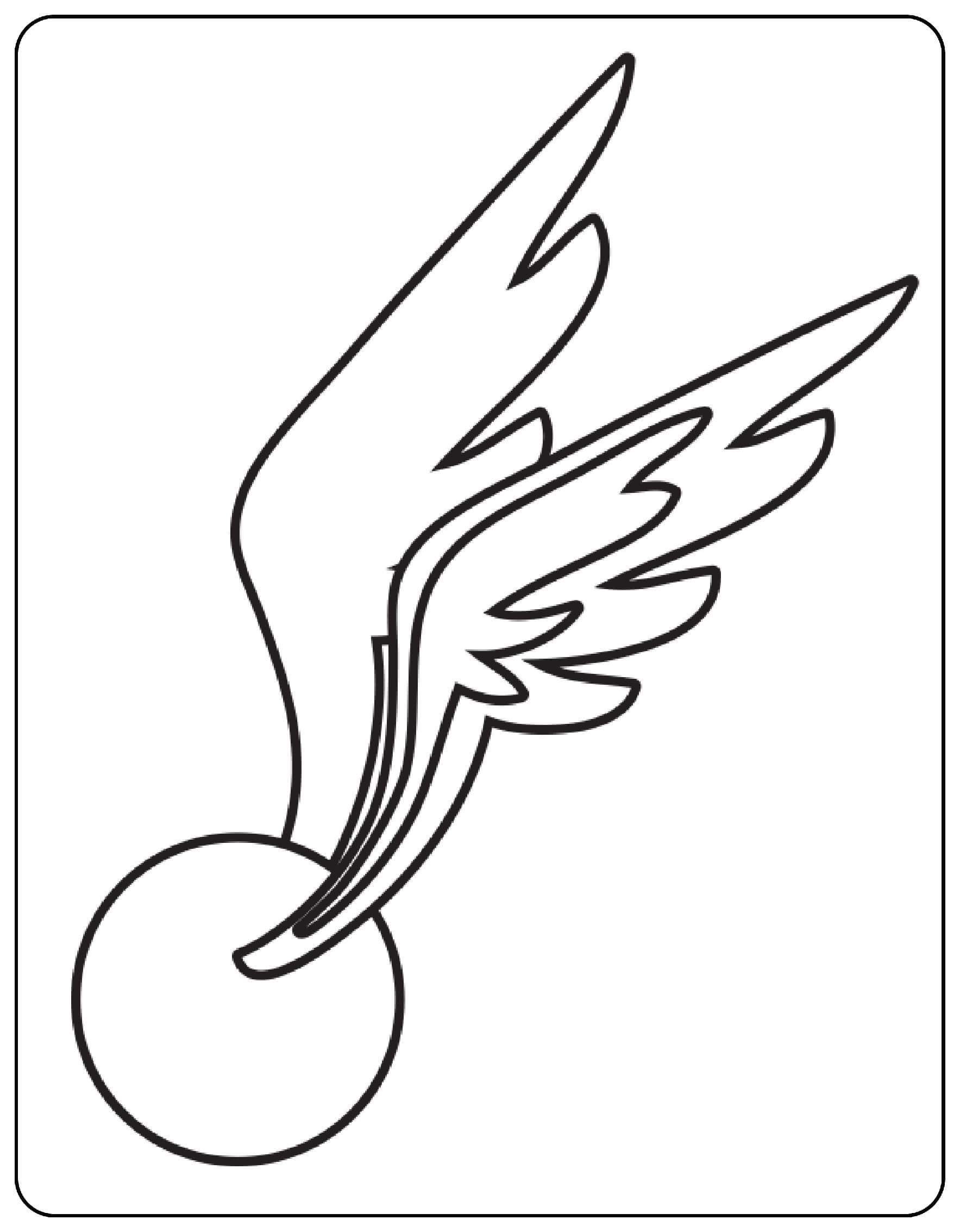 Golden Snitch Coloring Page