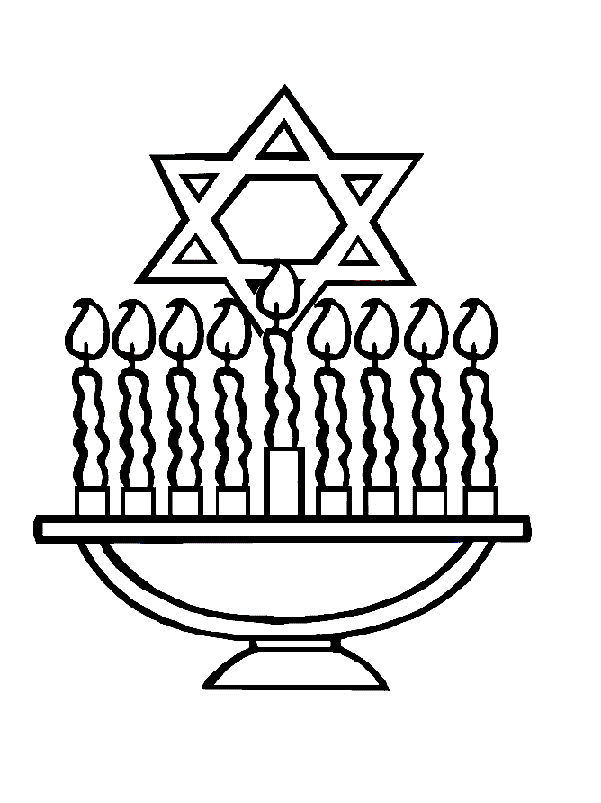 Hanukkahs Star Candles