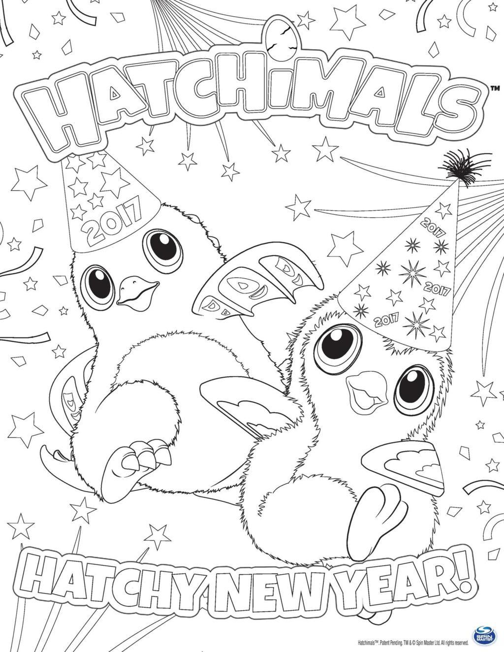 Hatchimals Happy Newyear 2017 Hatchy