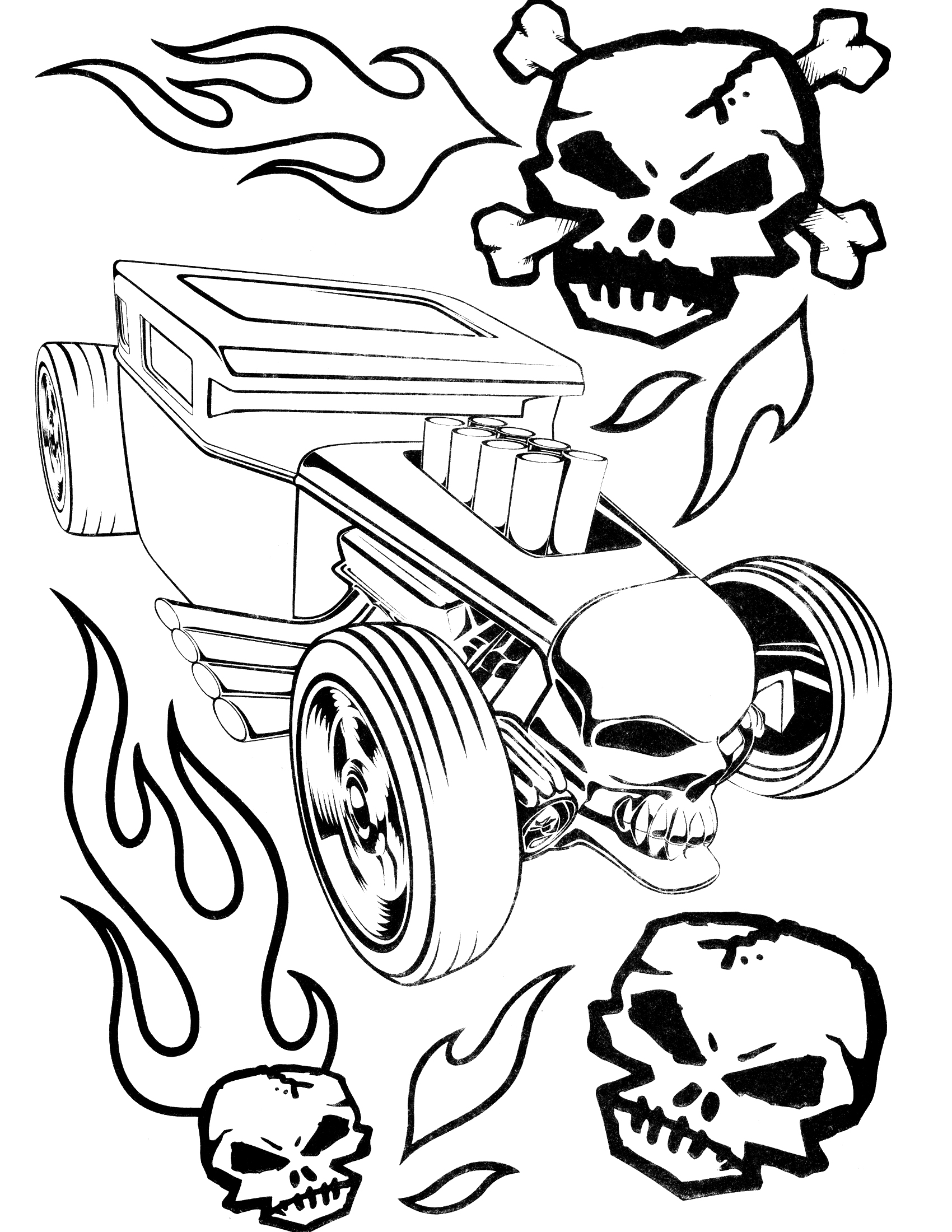 Hot Wheels Skulls