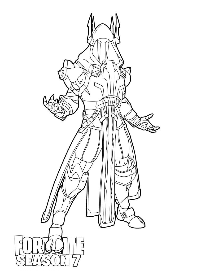 Ice King From Fortnite Season 7 Coloring Page