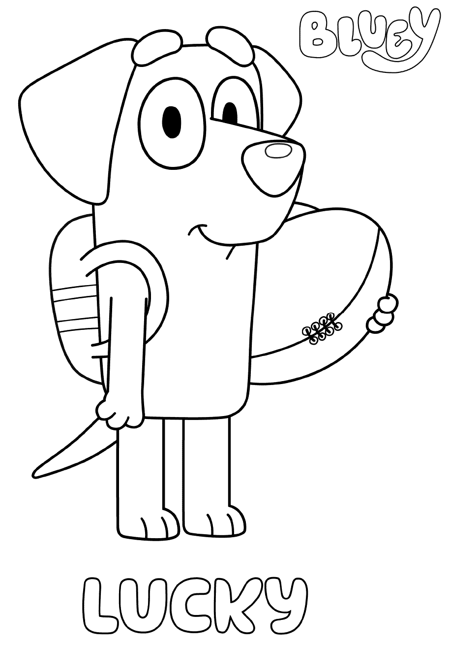 Labrador Lucky Coloring Pages   Coloring Cool