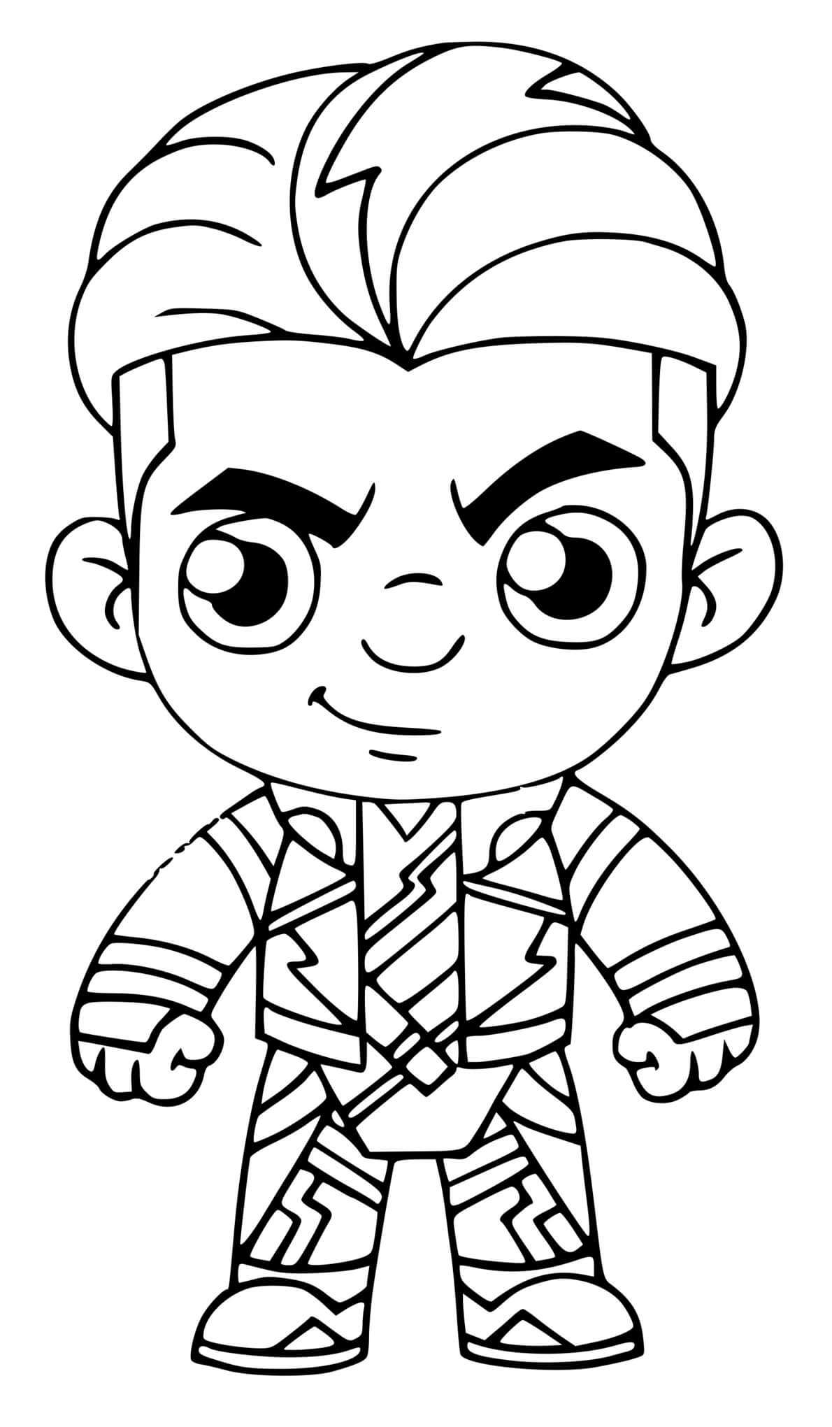 Lachlan Fortnite Coloring Page