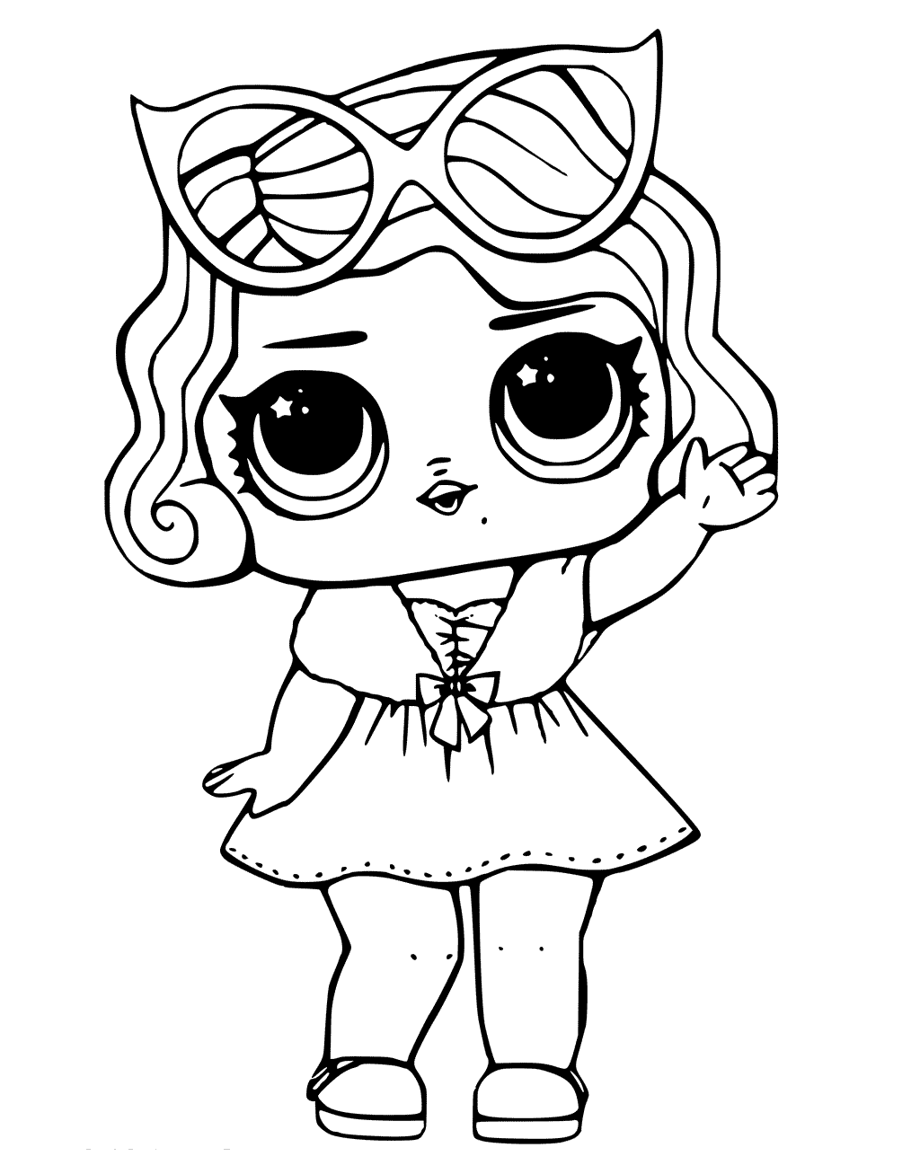 leading baby from lol surprise coloring pages coloring cool