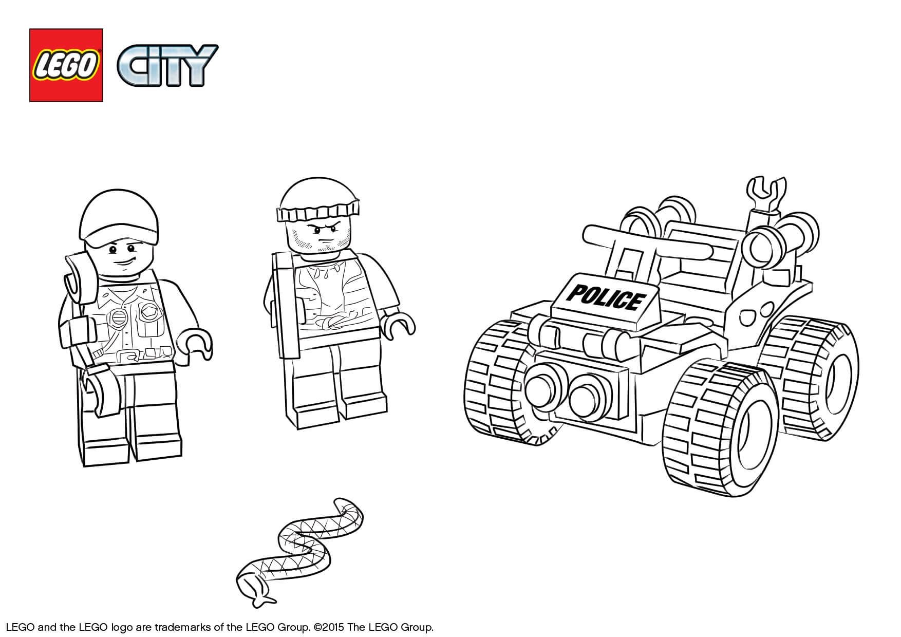 Lego City ATV Patrol Police