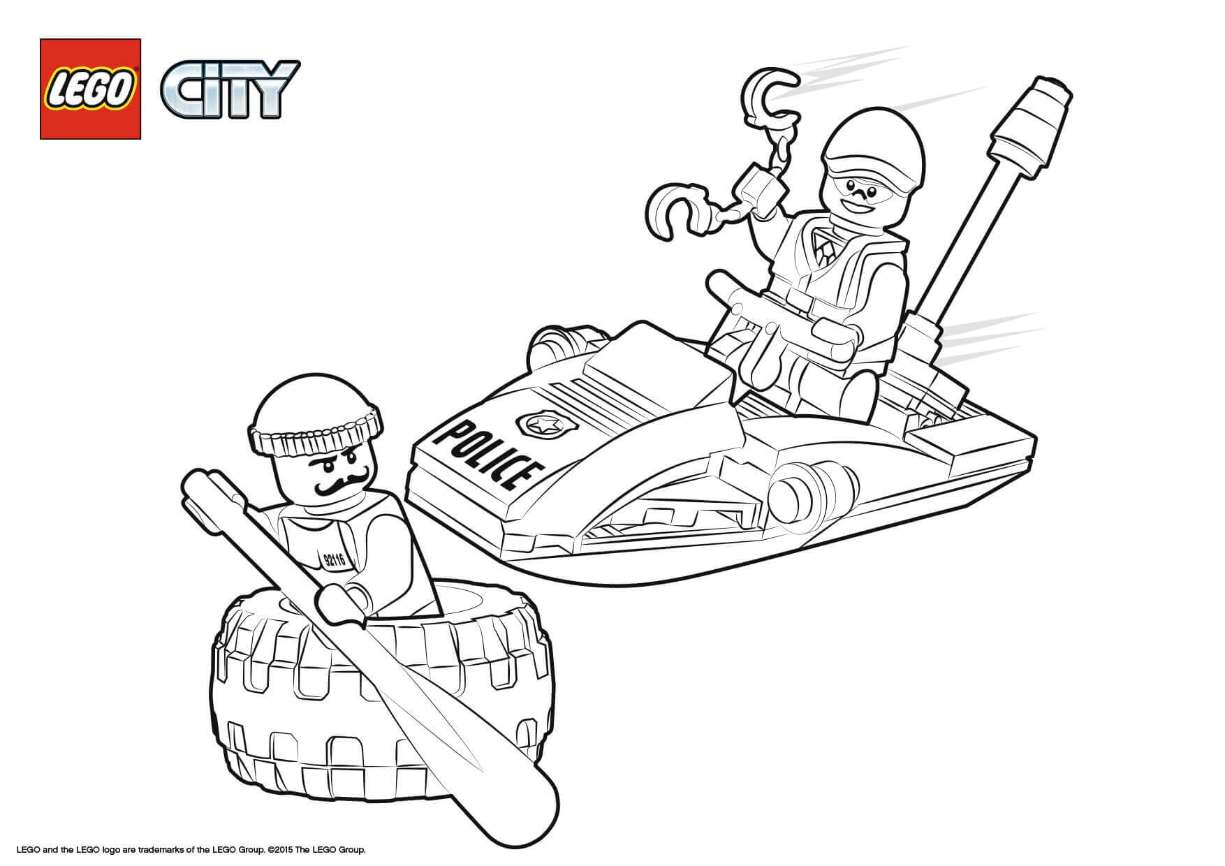 Lego City Police Tire Escape