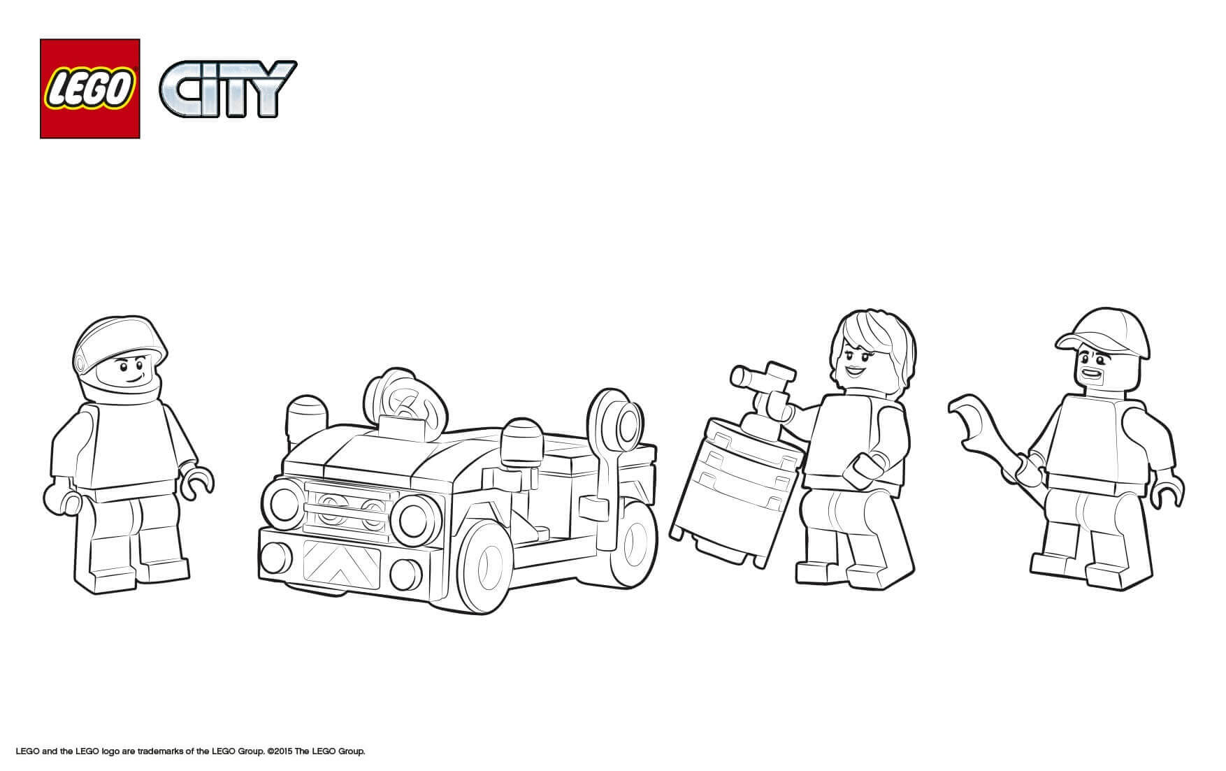Lego City Training Jet Transporter