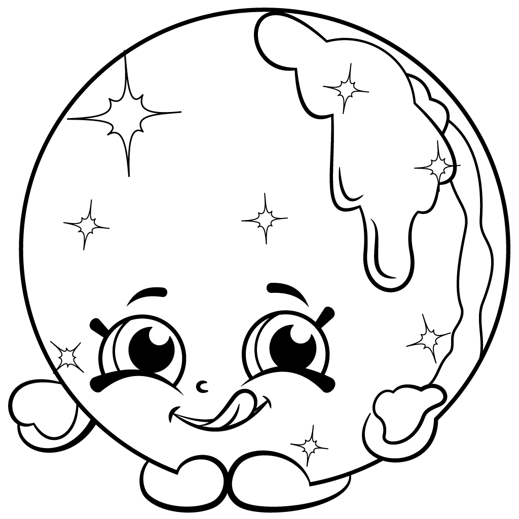 Limited Edition Donna Donut shopkins season 20 Coloring Pages ...