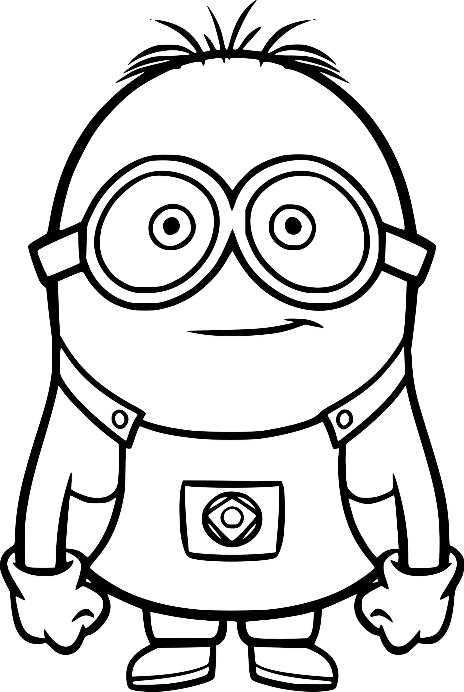 Little Minion Coloring Pages   Coloring Cool