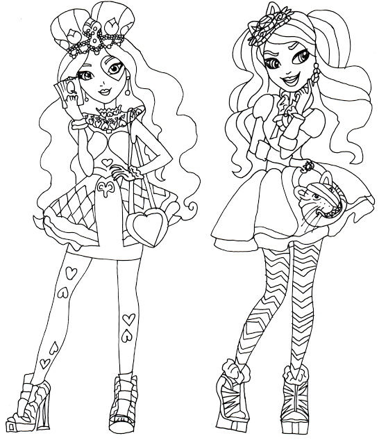 Lizzie Hearts And Kitty Cheshire Ever After High