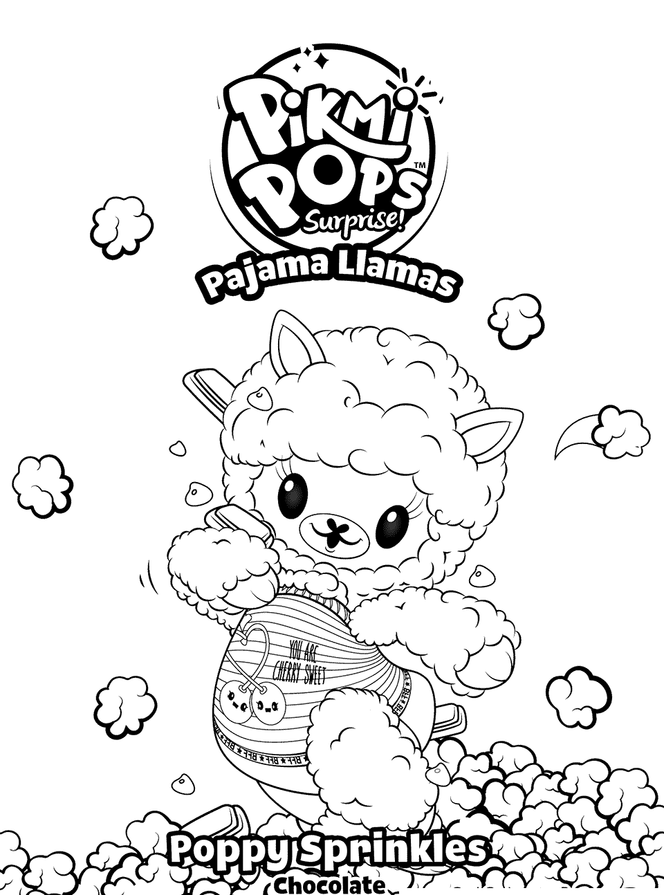 Llama In Pyjamass Poppy Sprinkles