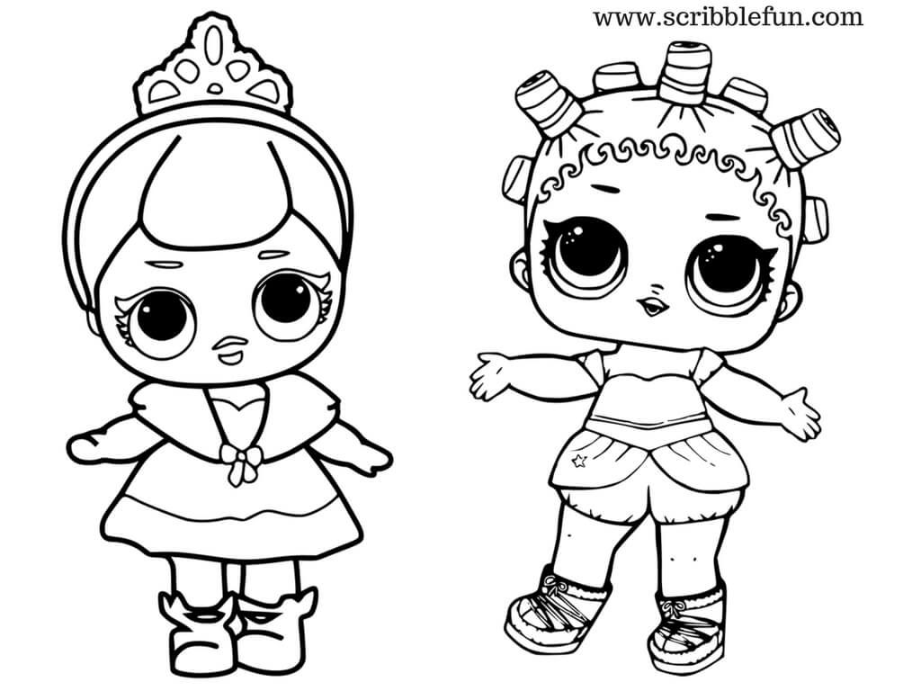 Lol Dolls Cute Baby Princess Coloring Pages   Coloring Cool