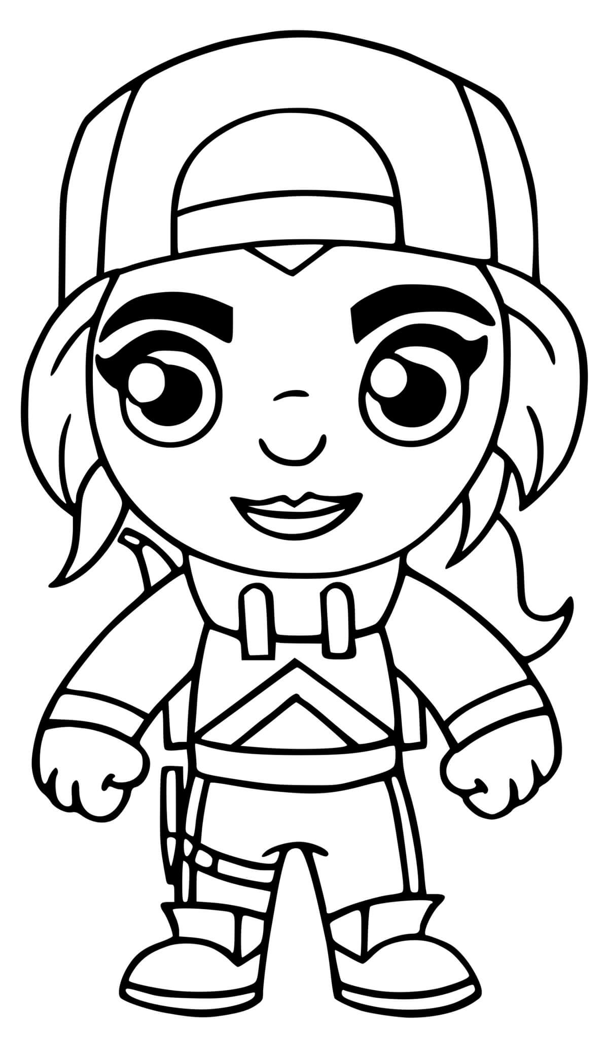 Loserfruit Fortnite Coloring Page