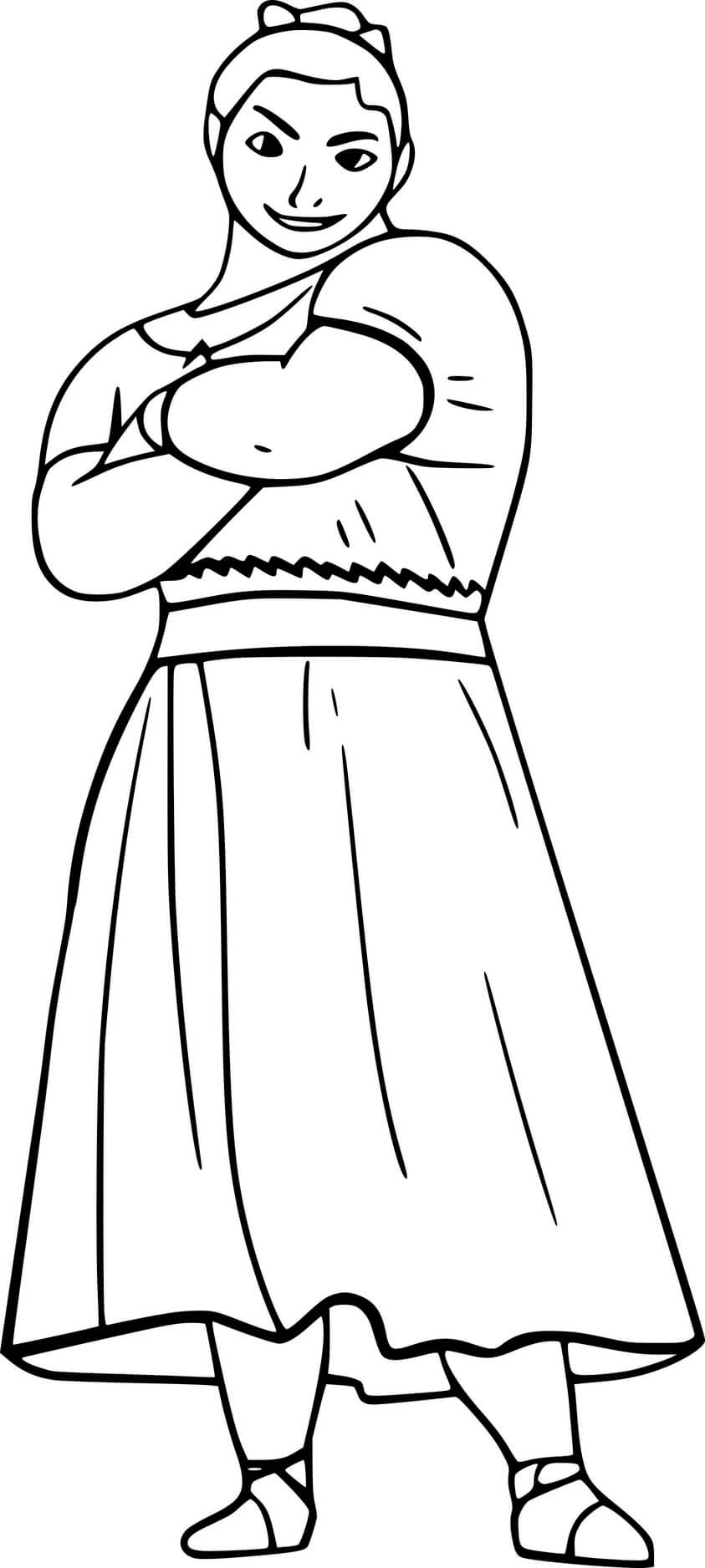 Luisa Madrigal Coloring Page