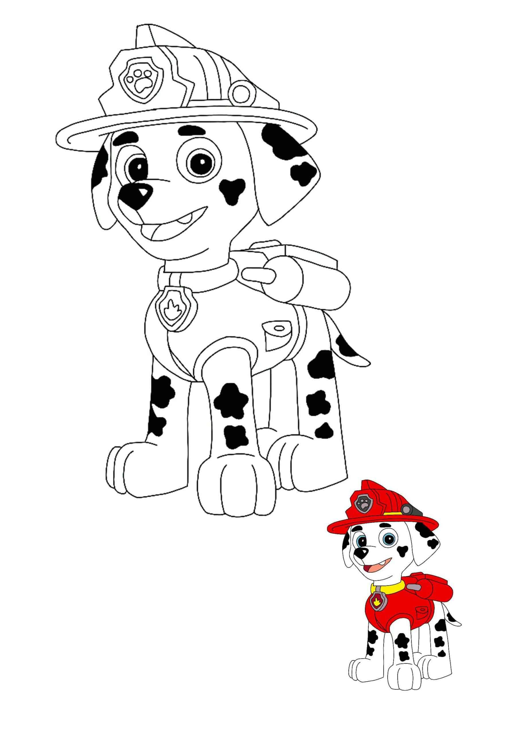 Marshall Coloring Page