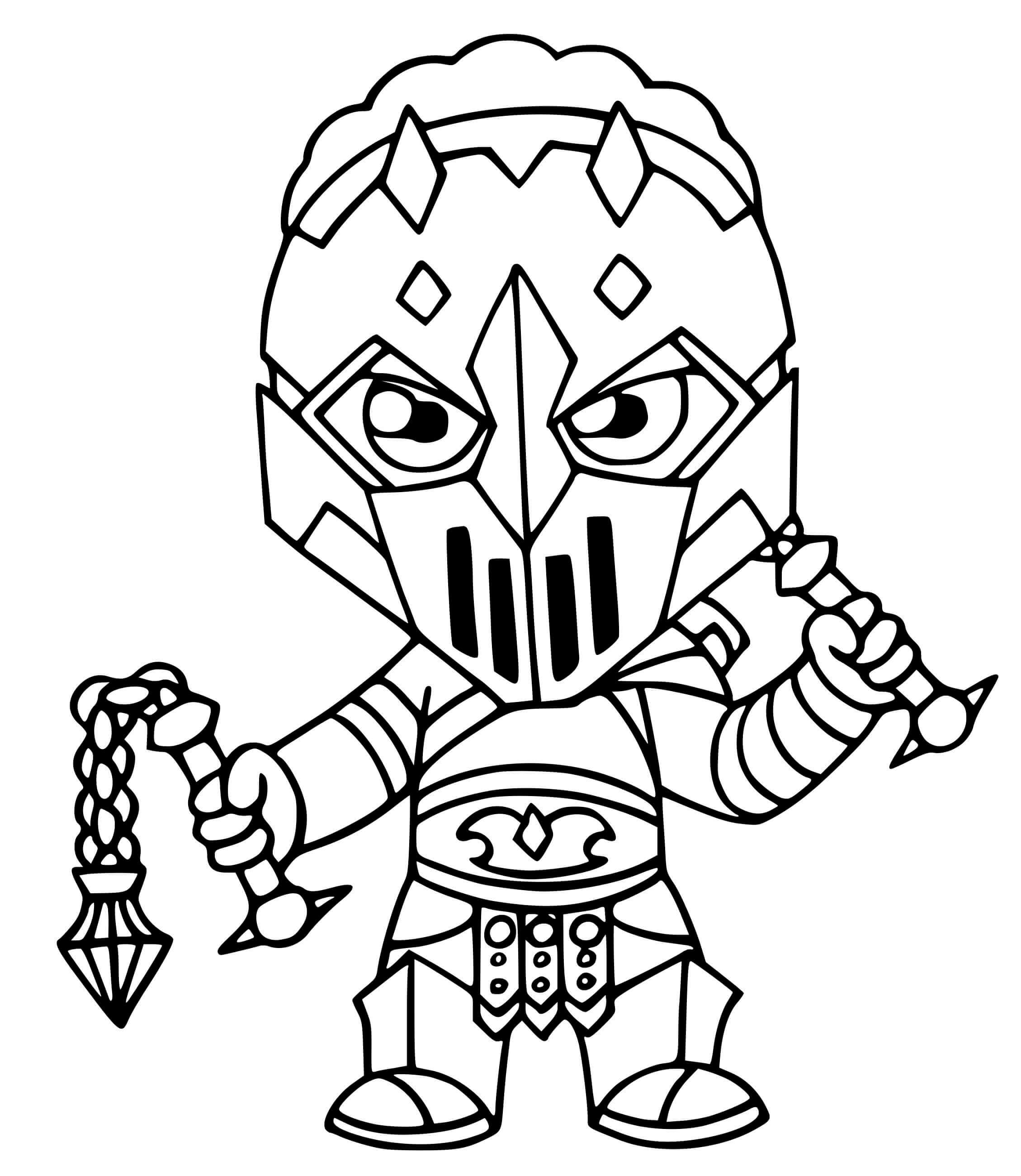 Menace From Fortnite Chapter 2 Season 5 Coloring Page
