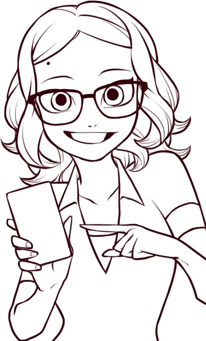 Miraculous Ladybug Coloring Pages Alya Cesaire