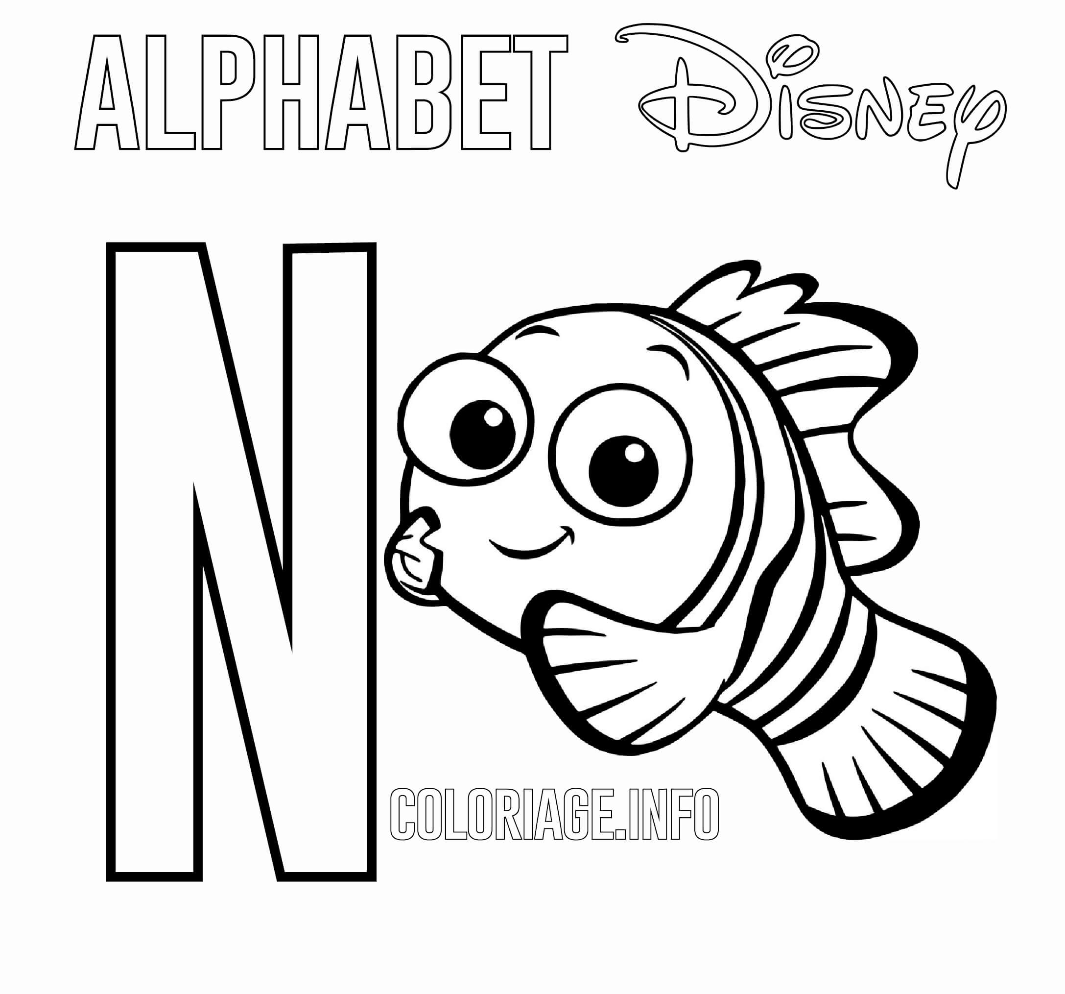 N For Nemo Disney