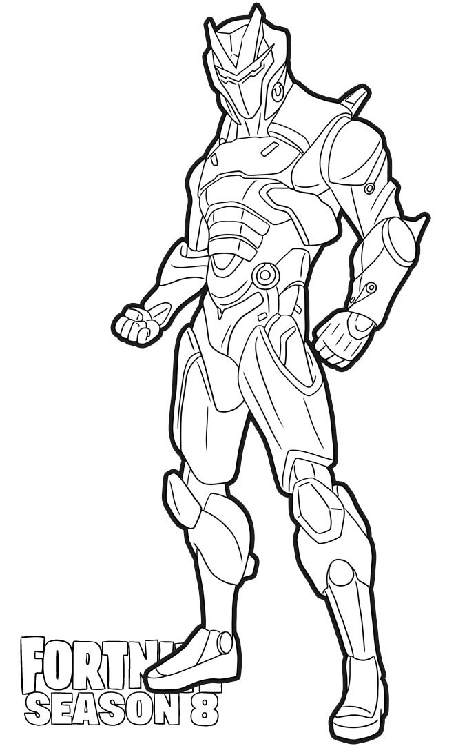 Omega From Fortnite Season 8 Coloring Page