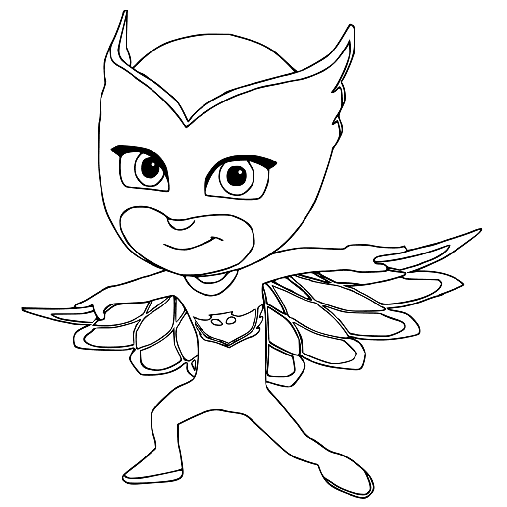Owlette Coloring Page