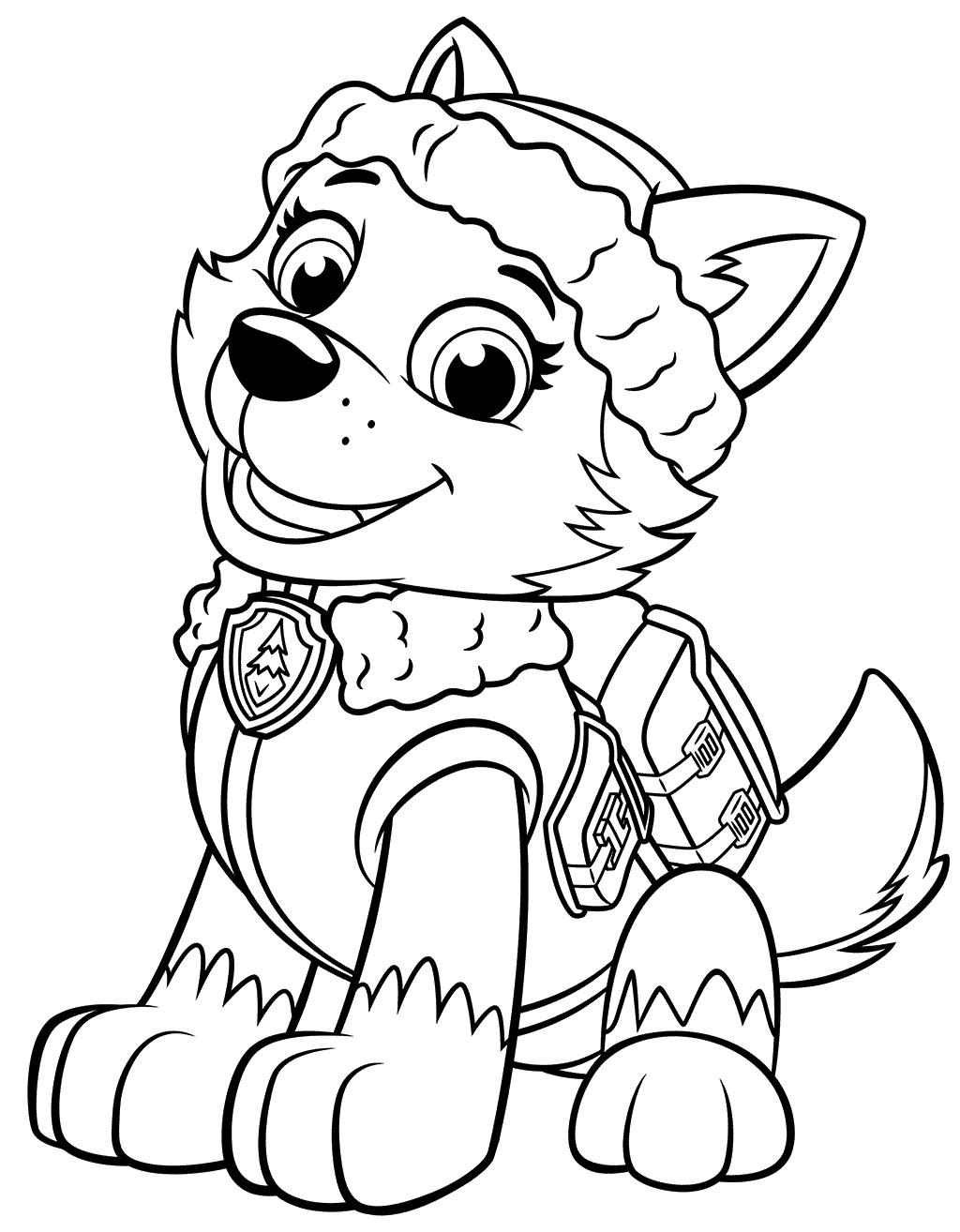 PAW Patrol Everest Coloring Page