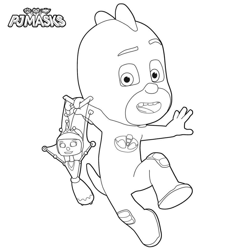 PJ Mask Coloring Pictures Coloring Page