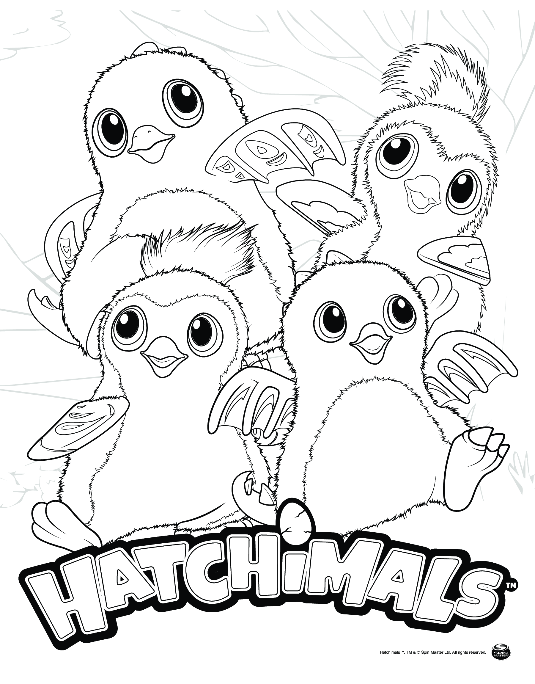 Penguala Draggle Dance Party Coloring Page